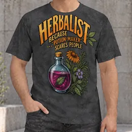 Herbalist Potion Maker Botanical Humor For Gardeners And Curious Nature Lovers All-over Print Unisex T-shirt