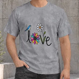 Colorful Love Flowers for Casual Everyday Wear and Cheerful Unisex Gift Giving All-over Print Unisex T-shirt