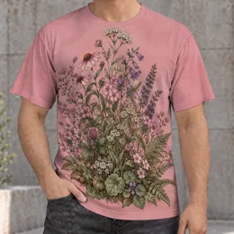 Vintage Botanical Garden Florals for Nature Walks and Relaxed Everyday Weekends All-over Print Unisex T-shirt