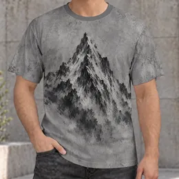 Weathered Mountain Peak Landscape For Everyday Adventure And Outdoor Trail Lovers All-over Print Unisex T-shirt