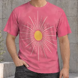 Radiant Sunburst Rays for Everyday Streetwear and Summer Outings Unisex Style All-over Print Unisex T-shirt