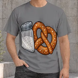 Salt Shaker And Pretzel Duo For Casual Days And Snack Lovers All-over Print Unisex T-shirt