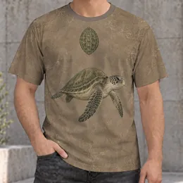 Sea Turtle Naturalist Illustration for Coastal Everyday Adventures and Ocean Lover Gifts All-over Print Unisex T-shirt