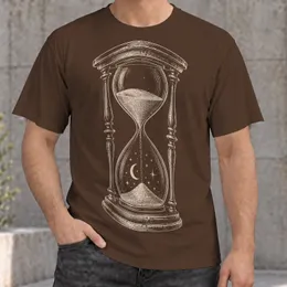 Celestial Hourglass With Moon And Stars For Everyday Casual Style And Night Sky Lovers All-over Print Unisex T-shirt