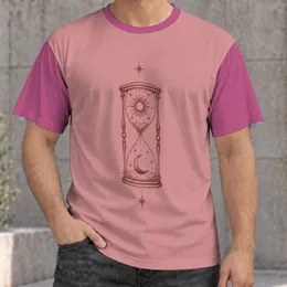 Celestial Hourglass Sun And Moon Motif For Everyday Mystical Style And Stargazers All-over Print Unisex T-shirt