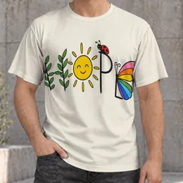 Hope Sun Butterfly And Leaf Motif For Cheerful Everyday Casual Wear All-over Print Unisex T-shirt