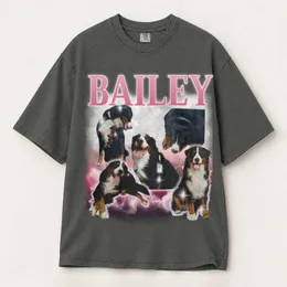 Personalized Bootleg Tee – Custom Pet Photos & Name, Vintage 90s Lightning Graphic Dog Lover Gift