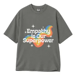 Empathy Is Our Superpower Rainbow Shirt, Human Rights Protest Gift, Retro Progressive Tee, Hoodie, Sweatshirt