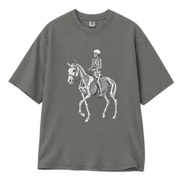 Horse Skeleton Rider Skeleton Shirt, Spooky Equestrian Halloween Gift, Tee, Hoodie, Sweatshirt
