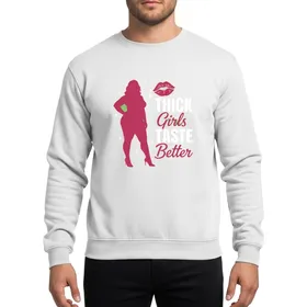 Vibrant Body Confidence Artwork Deep Pink Curvy Silhouette Stars Sweatshirt