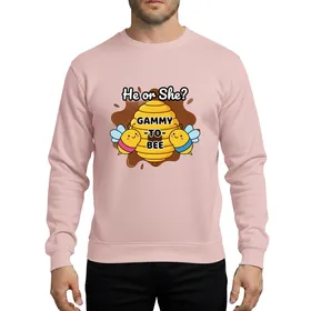 He Or She Gammy To Bee Gender Reveal Party Playful Cartoon Beehive Design Sweatshirt