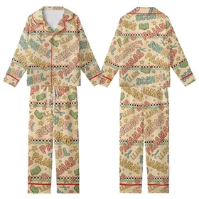 Teacher Humor: Muted Teal Retro School Pajamas Pattern - Digital Graphic Kid Satin Pajamas Set