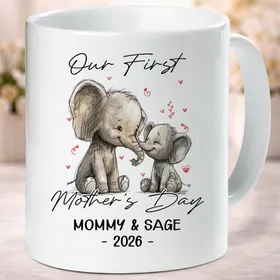 Personalized First Gift From Baby Mug Mother's Day Gift