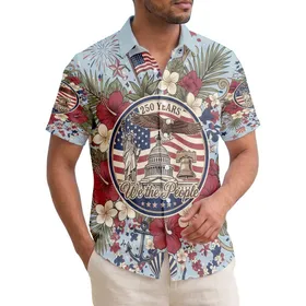 Bald Eagle Liberty Bell American Flag 1776-2026 - USA 250th Anniversary Patriotic Gift Hawaiian Shirt
