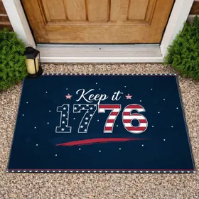 Keep It 1776 Flag Stars & Stripes - USA 250th Anniversary 1776-2026 Heritage Gift Doormat