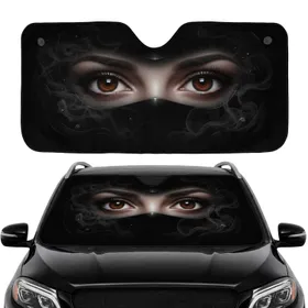 Captivating Eyes Sleek Dark Mask - Luxury Car Accessory Everyday Drive Car Sunshade