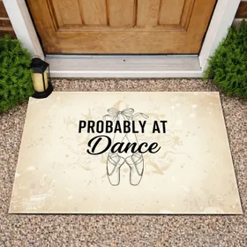 Ballet Slippers Dance Phrase - Dance Lover Gift for Dancers Doormat