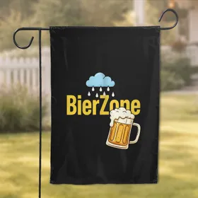 BierZone Beer Mug Cloud - Bar Decor Gift for Beer Enthusiasts Garden Flag