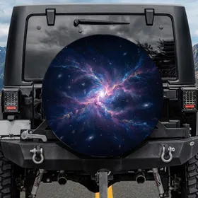 Cosmic Nebula Starfield Deep Space - Space Adventure Gear for Astronaut Enthusiast Spare Tire Cover