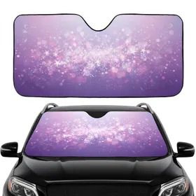Ethereal Glowing Stars Bokeh Lights Car Interior Upgrade Car Sunshade
