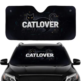 CATLOVER Cat Silhouette - Car Interior Upgrade for Cat Lovers Car Sunshade