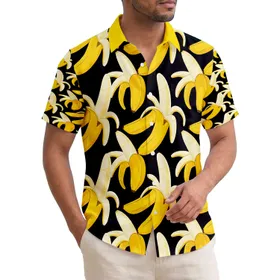 Varied Peeled Unpeeled Bananas Tropical Fruit - Summer Vacation Travel Essential Gift Hawaiian Shirt