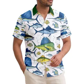 Tropical Game Fish Marlin Sailfish Tuna - Fishing Lover Gift for Anglers Hawaiian Shirt