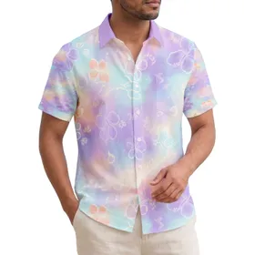 Organic Abstract Tropical Floral Ocean Undulations - Tropical Getaway Home Decor Gift Hawaiian Shirt