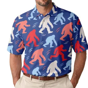 Bigfoot Golf Style For Outdoor Adventures And Casual Weekend Wear For Men And Women Men's Polo Shirt