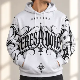 Ornate Mexico Lettering and Bold Calligraphy for Everyday Streetwear Style All-over Print Hoodie (Lightweight)