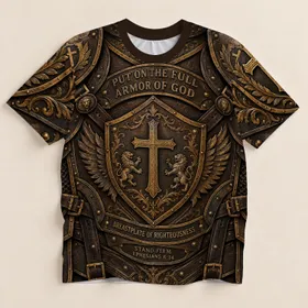 Christian Armor of God Faith for Church Fellowship and Everyday Encouragement All-over Print Unisex T-shirt