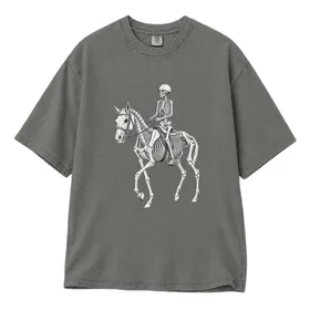 Horse Skeleton Rider Skeleton Shirt, Spooky Equestrian Halloween Gift, Tee, Hoodie, Sweatshirt