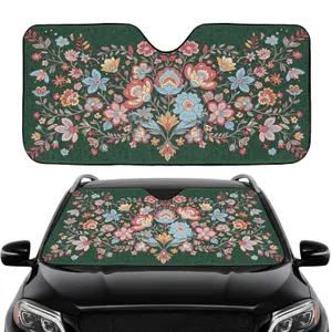 Botanical Tapestry Flowers Foliage - Home Decor Gift Car Sunshade
