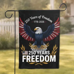 Bald Eagle American Freedom Flag 1776-2026 - USA 250th Anniversary Gift Garden Flag