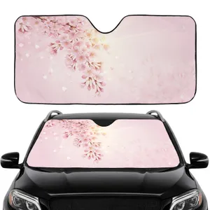 Cherry Blossom Cascade Drifting Petals Sakura Car Interior Upgrade Car Sunshade