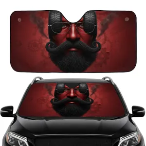 Car Parts Mechanic Face - Car Interior Upgrade for Auto Enthusiasts & Road Trip Gift Car Sunshade