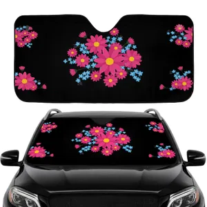 Night Bloom Cosmos Forget-Me-Not Garden Car Interior Upgrade Car Sunshade
