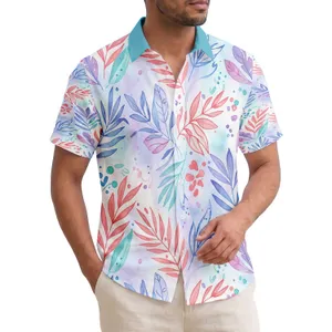 Delicate Branching Tropical Leaves - Vacation Lifestyle Gift for Nature Lover Hawaiian Shirt
