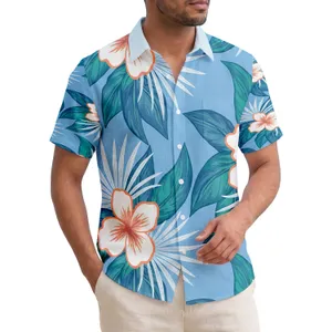 Hawaiian Tropical Flowers Lush Foliage Palm Fronds - Tropical Lifestyle Home Decor Hawaiian Shirt