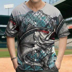 Dynamically Angled Tarpon Fish Weathered Net - Fishing Lover Gift for Anglers Baseball Jersey
