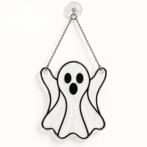 Ghost Halloween Hanging Decor for Spooky Home Celebrations, Parties, And Gifting Custom Shape Window Hanging Acrylic Ornament