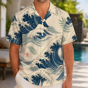 Hokusai Ocean Waves For Coastal Getaways And Relaxed Resort Style Enthusiasts Everywhere Hawaiian Shirt