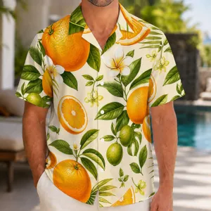 Citrus Family Vacation Outfit For Summer Gatherings, Beach Trips, And Island Reunions Hawaiian Shirt