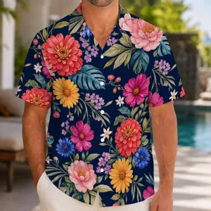 Colorful Tropical Botanical Flowers For Resort Getaways And Garden Parties For Women Hawaiian Shirt
