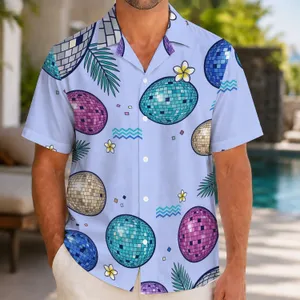 Retro Disco Ball Celebration For Festival Nights And Groovy Party Lovers Everywhere Hawaiian Shirt