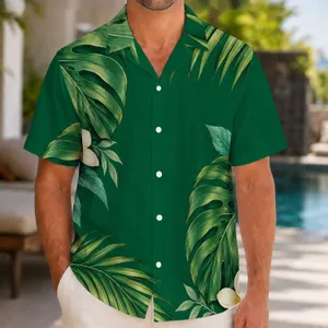 Emerald Island Foliage for Resort Getaways, Summer Celebrations, and Tropical Escapes Hawaiian Shirt
