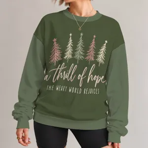 Christmas Tree Verse for Faith-Filled Holiday Celebrations and Christian Gift Giving All-over Print Knitted Sweater