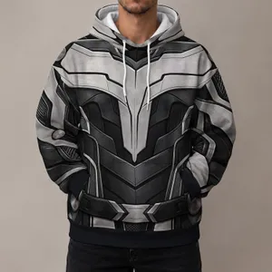 Black Valkyrie Armor Costume for Halloween Cosplay and Comic Con Events for Women All-over Print Hoodie (Lightweight)