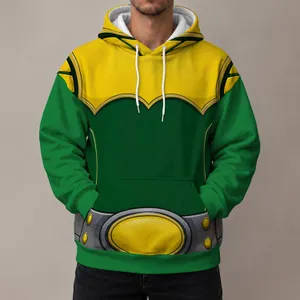 Green And Yellow Tentacled Villain Costume For Comic Con Cosplay Fans All-over Print Hoodie (Lightweight)