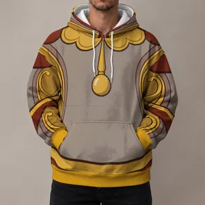 Antique Clockwork Butler Tunic Motifs For Cosplay Events And Whimsical Character Fans All-over Print Hoodie (Lightweight)